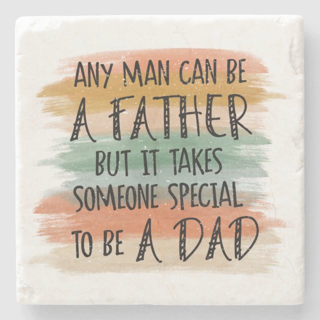 Stepdad Fars dag Gift | SPECIELLA PAPPA Stenunderlägg (Framsidan)