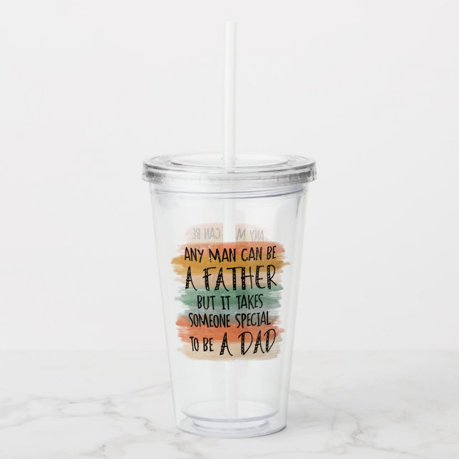Stepdad Fars dag Gift | SPECIELLA PAPPA Take Away Mugg (Framsida)