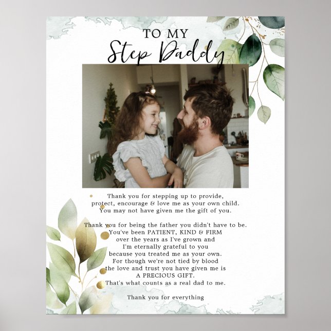 Stepdad Gift från Step Daughn Poster (Framsidan)