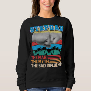 Stepdad mannen Myth den dåliga influensan Far dage T Shirt