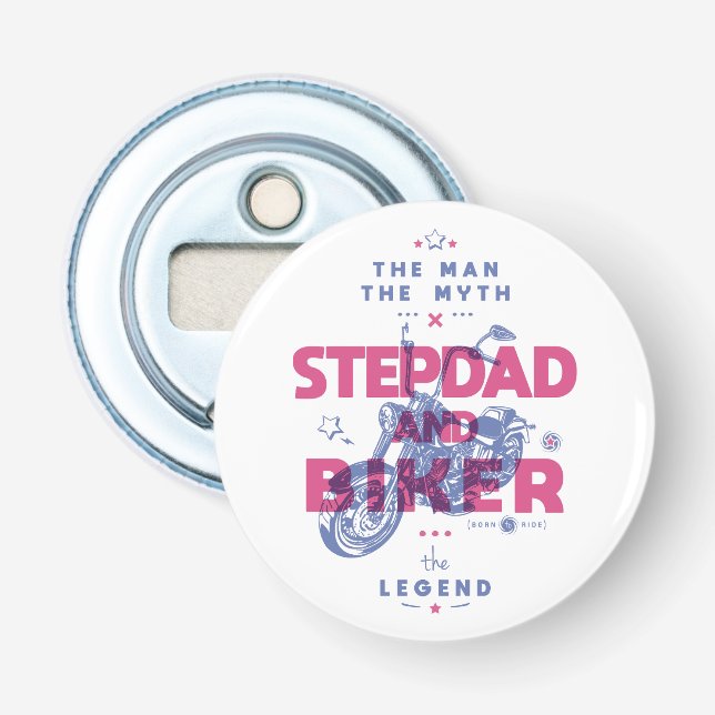 Stepdad och biker mannen myten i legenden flasköppnare (Framsidan)