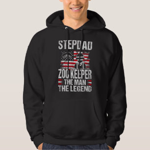 Stepdad Zoo bevarar människan den legida retro Usa Hoodie