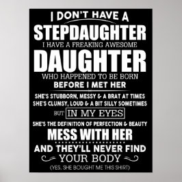 Stepdotter Poster