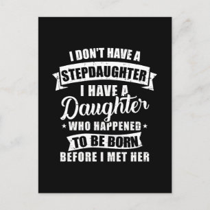 Stepfather dotter född före mötet Stepdotter Vykort