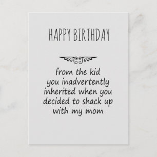 Stepfather Gift Vykort