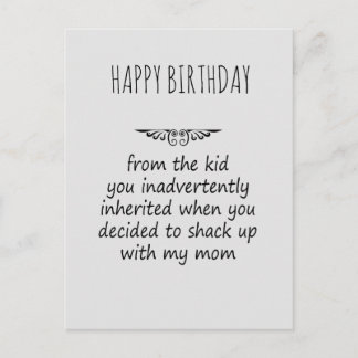 Stepfather Gift Vykort