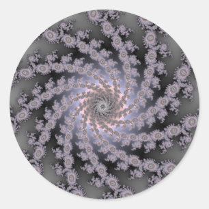 Stephani Fractal Runt Klistermärke