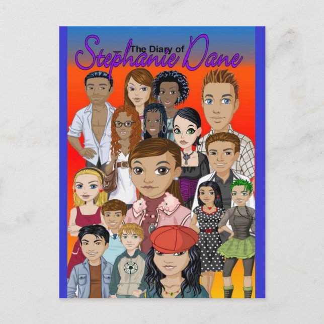 Stephanie Dane Postcard Vykort (Framsida)