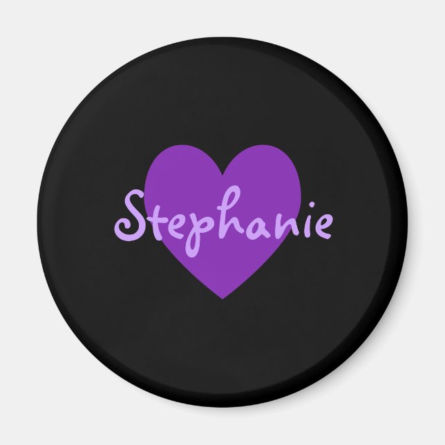 Stephanie i Lila Magnet (Framsidan)