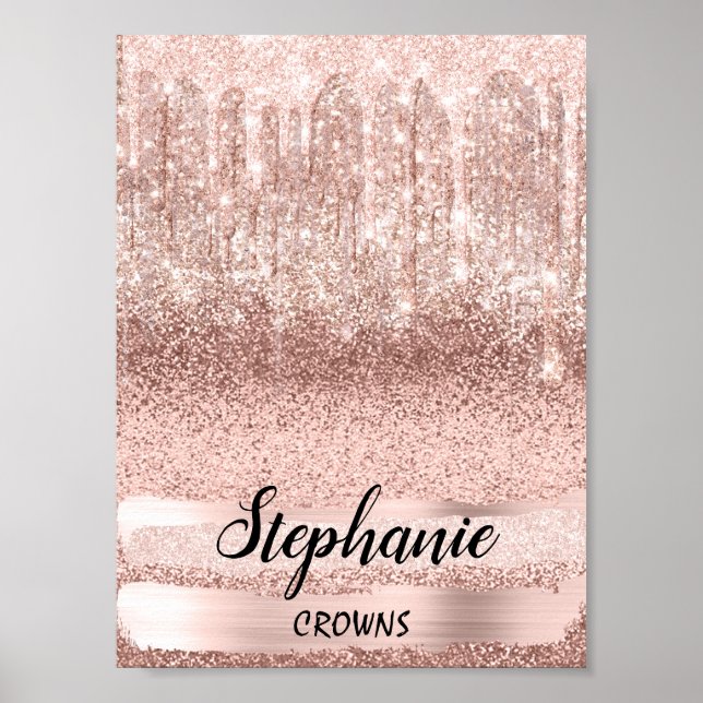 Stephanie Namn Betyder födelsedag 16:e Möhippa Ro Poster (Framsidan)