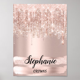 Stephanie Namn: Birthday 16th Ro Gift Poster