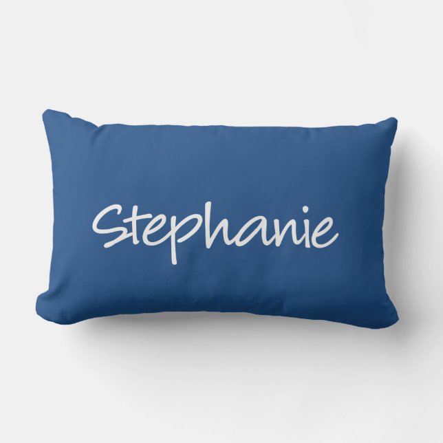Stephanie Pillow - modernt skript Lumbarkudde (Framsida)
