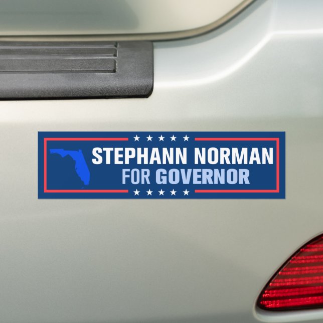 Stephann Norman för Floridas guvernör Bildekal (På Bil)