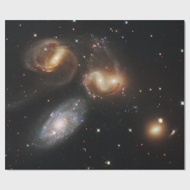 Stephans kvintett: Galaxy Galactic Wejage Presentpapper (Platt)