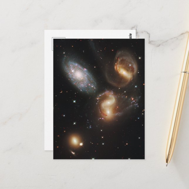 Stephans kvintett: Galaxy Galactic Wejage Vykort (Fram/Back In Situ)