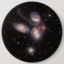 Stephans Quintet 5 Galaxies Deep Fält James Webb