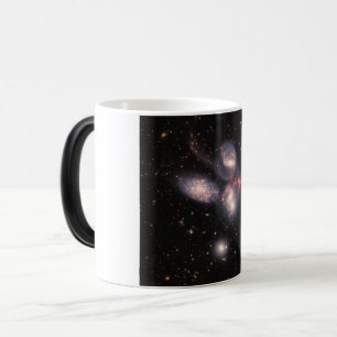 Stephans Quintet 5 Galaxies Deep Fält James Webb Magisk Mugg