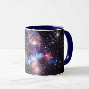 Stephans Quintet Galaxies Hubble & JWST Mugg