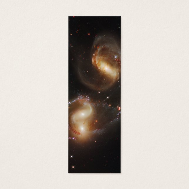Stephans quintet Galaxies (Hubble Telescope) Litet Visitkort (Framsidan)