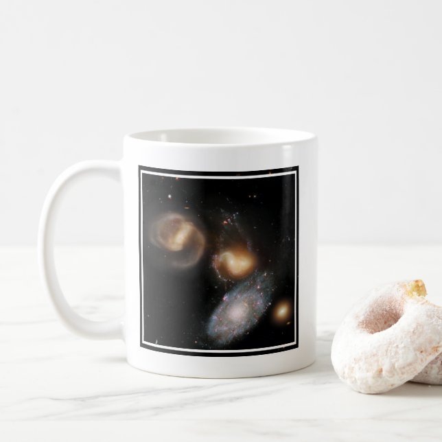 Stephans Quintet Galaxies Kaffemugg (Med munk)