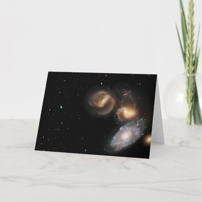 Stephans Quintet Galaxies Kort (Framsida)