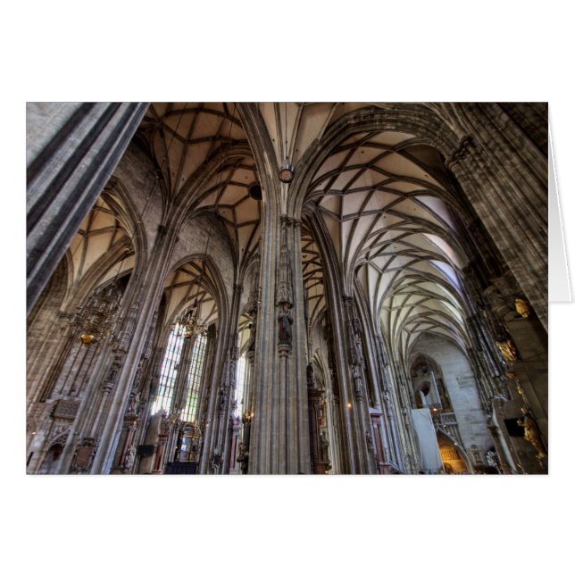 Stephansdom, Wien Österreich Hälsningskort (Framsidan Horizontal)