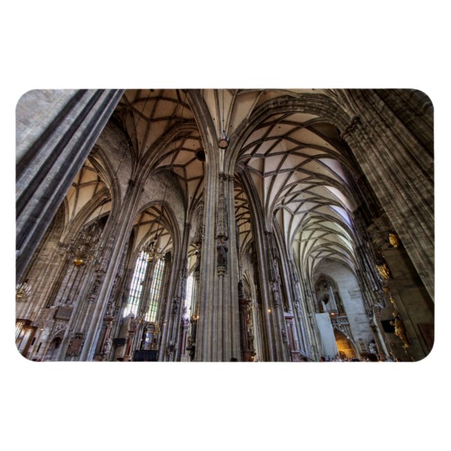 Stephansdom, Wien Österreich Magnet (Horisontell)