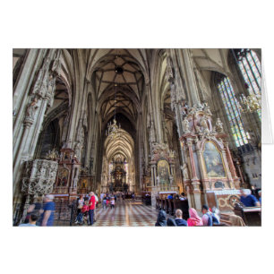 Stephansdom, Wien Österrike Hälsningskort