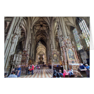 Stephansdom, Wien Österrike OBS Kort