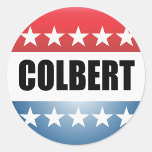 STEPHEN COLBERT RUNT KLISTERMÄRKE