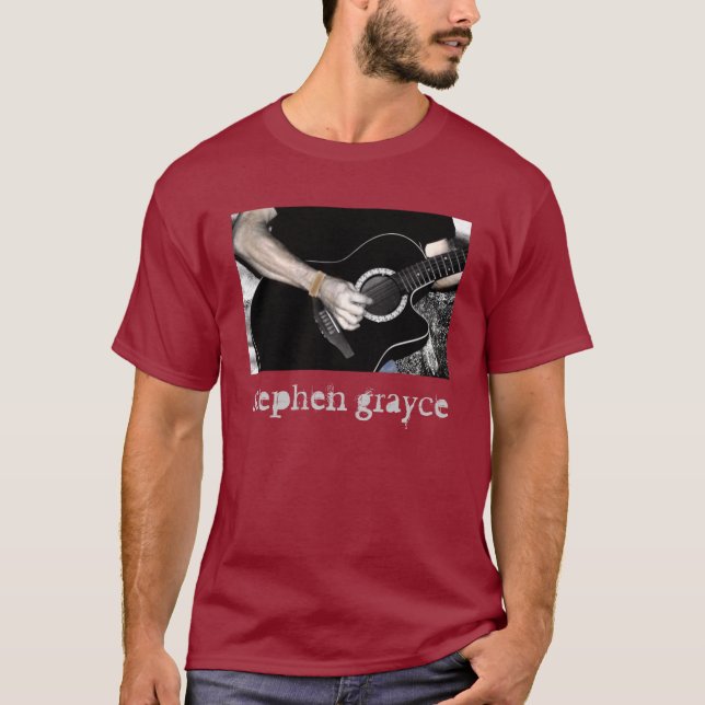 STEPHEN GRAYCE gitarrT-tröja T Shirt (Framsida)