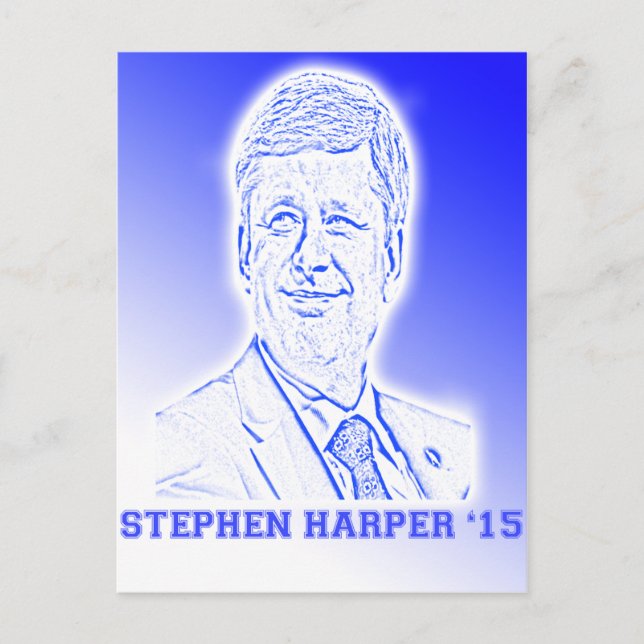 Stephen Harper '15 Vykort (Framsida)