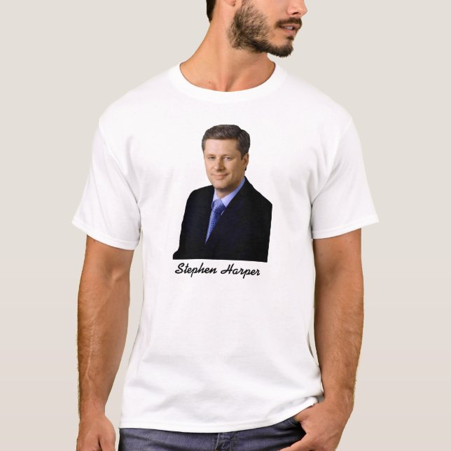 Stephen Harper Tee Shirt (Framsida)