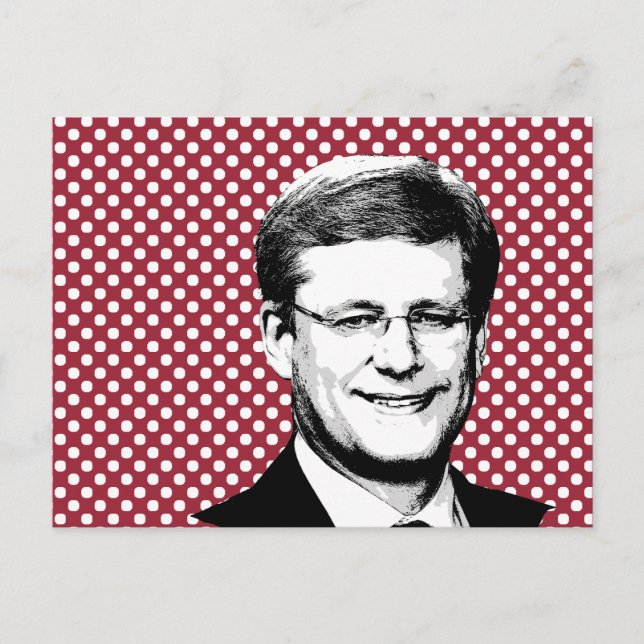 Stephen Harper Vykort (Framsida)
