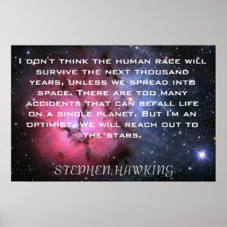 Stephen Hawking, poster.. Poster