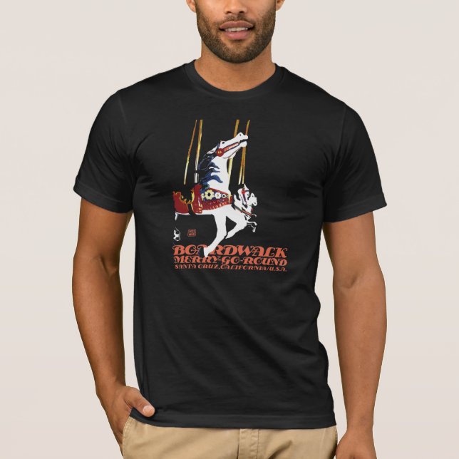 Stephen Hosmers Santa Cruz Boardwalk MerryGoRound Tee (Framsida)