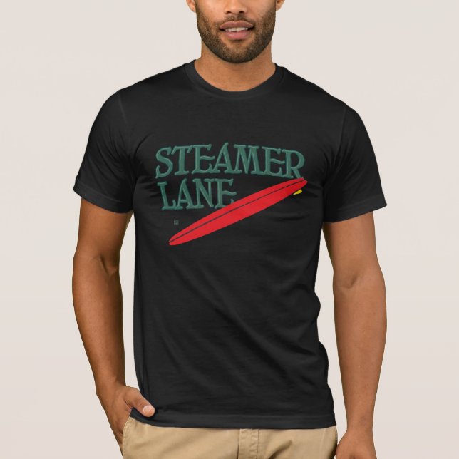Stephen Hosmers SteamerLane T Shirt (Framsida)