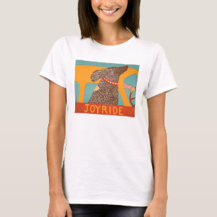 Stephen Huneck t-shirt Joyride med Chocolate Lab