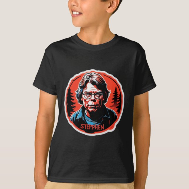 Stephen Kung Sticker T Shirt (Framsida)