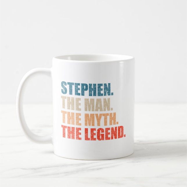 Stephen Mannen Myten Legenden Kaffemugg (Vänster)
