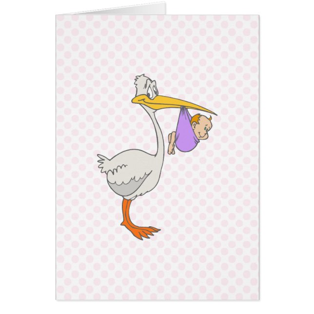 Stephen Stork Hälsningskort (Framsidan)