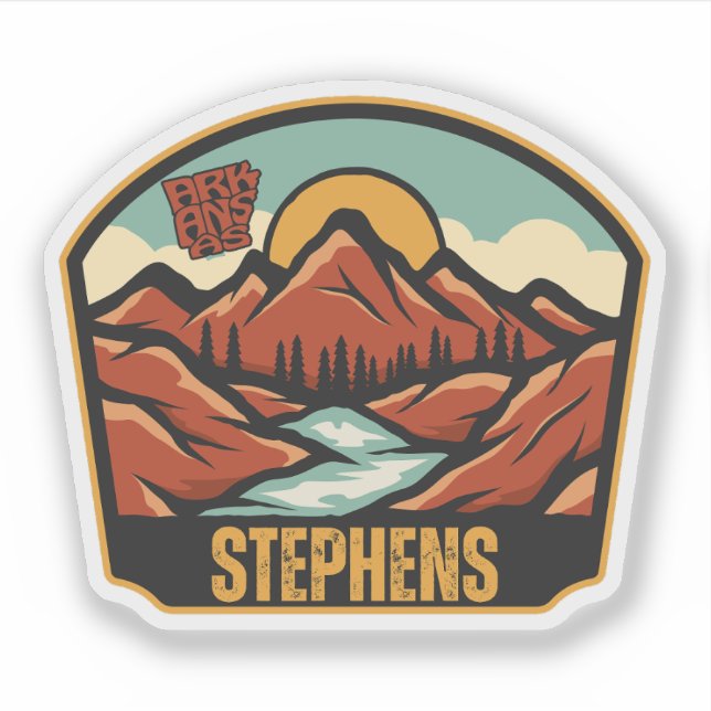 Stephens, Arkansas  Klistermärken (Framsida)