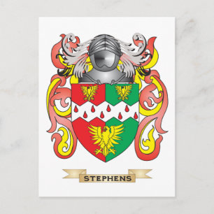 Stephens Jackar av Arm (Family Crest) Vykort