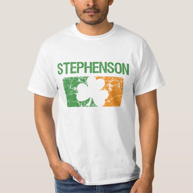 Stephenson efternamnklöver t-shirt (Framsida)