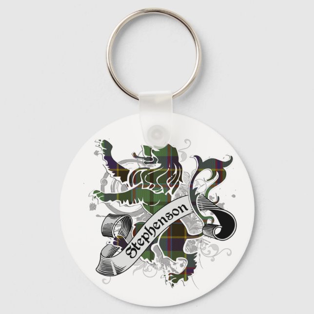 Stephenson Tartan Lejon Nyckelring (Framsida)
