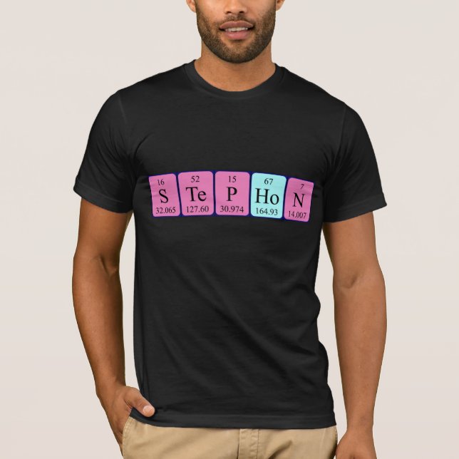 Stephon Periodisk skjorta bord namn Tee Shirt (Framsida)