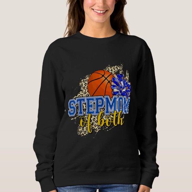 Stepmamma både i basketboll och Cheer Stepmamma Le T Shirt (Framsida)