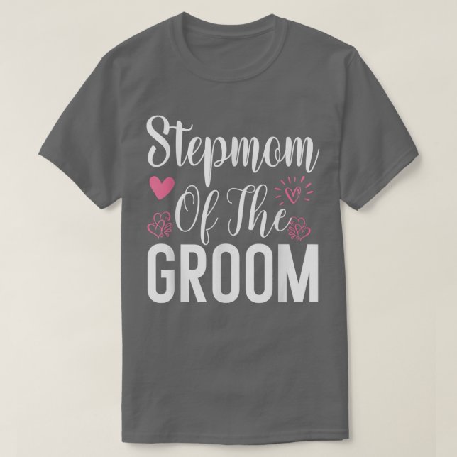 Stepmamma från Groom Step Mamma Dam Stepmor Vi T Shirt (Design framsida)