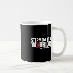 Stepmamma till en Warrior Brain Aneurysm Awareness Kaffemugg