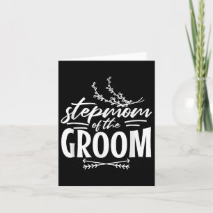 Stepmamma till Groom Bröllop Möhippa Engaged Kärle Kort